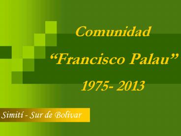 Comunidad