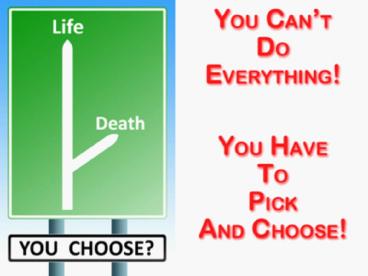 Jesus and the apostles were focused