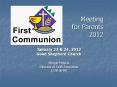 Meeting for Parents 2012 PowerPoint PPT Presentation