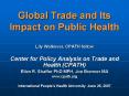 Global Trade and Its Impact on Public Health PowerPoint PPT Presentation