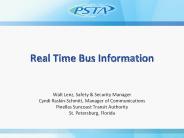 Real Time Bus Information
