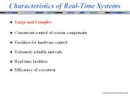 Characteristics of Real-Time Systems