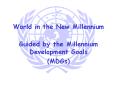 World in the New Millennium PowerPoint PPT Presentation