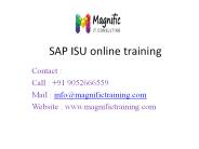 SAP ISU training online