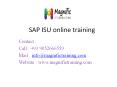 SAP ISU training PowerPoint PPT Presentation
