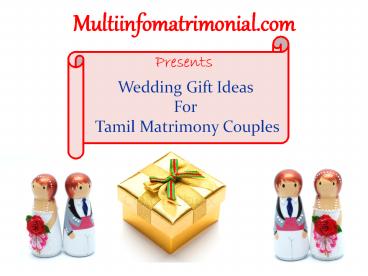 Wedding Gift Ideas