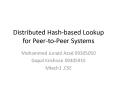 Distributed Hash-based Lookup for Peer-to-Peer Systems PowerPoint PPT Presentation