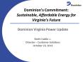 Dominion Virginia Power Update PowerPoint PPT Presentation