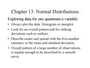 Chapter 13: Normal Distributions
