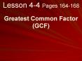Lesson 4-4 Pages 164-168 PowerPoint PPT Presentation