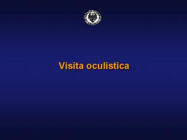 Visita oculistica