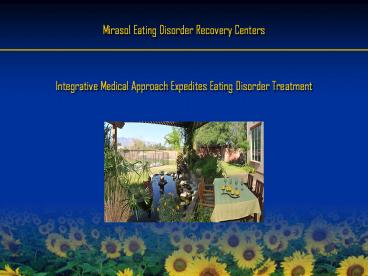 Integratve medical approach expedites eating disorder treatment