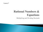 Rational Numbers