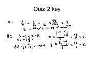 Quiz 2 key