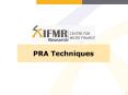 PRA Techniques PowerPoint PPT Presentation