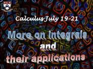 Calculus July 19-21