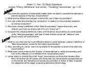 Week 11: Nov. 29 Study Questions  Juhasz 