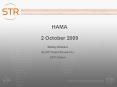 HAMA 2 October 2009 PowerPoint PPT Presentation