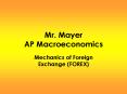 Mr. Mayer AP Macroeconomics PowerPoint PPT Presentation
