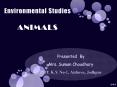 Environmental Studies ANIMALS PowerPoint PPT Presentation