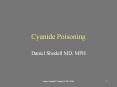 Cyanide Poisoning PowerPoint PPT Presentation