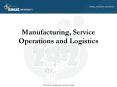 Manufacturing, Service Operations and Logistics PowerPoint PPT Presentation