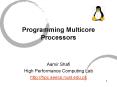 Programming Multicore Processors PowerPoint PPT Presentation