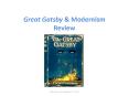 Great Gatsby PowerPoint PPT Presentation