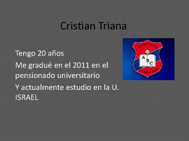 cristian triana
