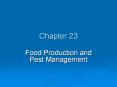 Food Production and Pest Management PowerPoint PPT Presentation