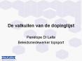 De valkuilen van de dopinglijst PowerPoint PPT Presentation