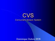 CVS Concurrent Version System