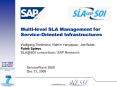 Multi-level SLA Management for Service-Oriented Infrastructures Wolfgang Theilmann, Ramin Yahyapour, Joe Butler, Patrik Spiess SLA@SOI consortium / SAP Research PowerPoint PPT Presentation