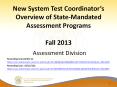 New System Test Coordinator PowerPoint PPT Presentation