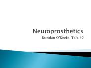 Neuroprosthetics