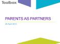 Parents as partners PowerPoint PPT Presentation