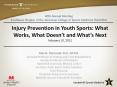 Injury Prevention in Youth Sports: What Works, What Doesn PowerPoint PPT Presentation
