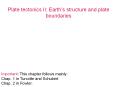 Plate tectonics II: Earth PowerPoint PPT Presentation
