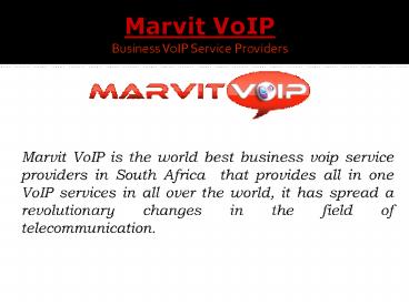 Business VoIP Service Providers