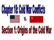Chapter 18: Cold War Conflicts