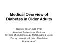 Medical%20Overview%20of%20Diabetes%20in%20Older%20Adults PowerPoint PPT Presentation
