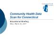 Community Health Data Scan for Connecticut PowerPoint PPT Presentation