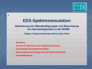 EDX-Spektrensimulation