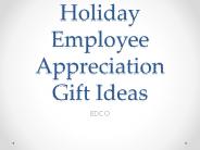 Holiday Employee Appreciation Gift Ideas
