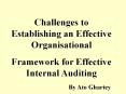 Challenges to Establishing an Effective Organisational PowerPoint PPT Presentation