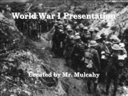 World War I Presentation