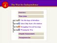 The War for Independence PowerPoint PPT Presentation