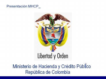 XBRL en el Presupuesto General de Colombia