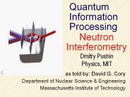 Quantum Information Processing