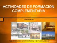 ACTIVIDADES DE FORMACI